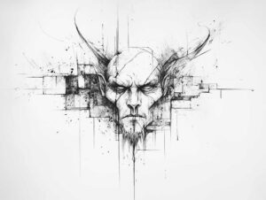 other-dark tattoo design ideas Realism studio quality supernatural for neck