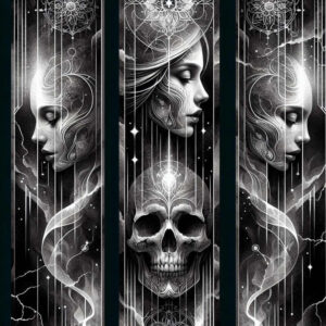 other-dark tattoo design ideas moody tattered clothing for thigh
