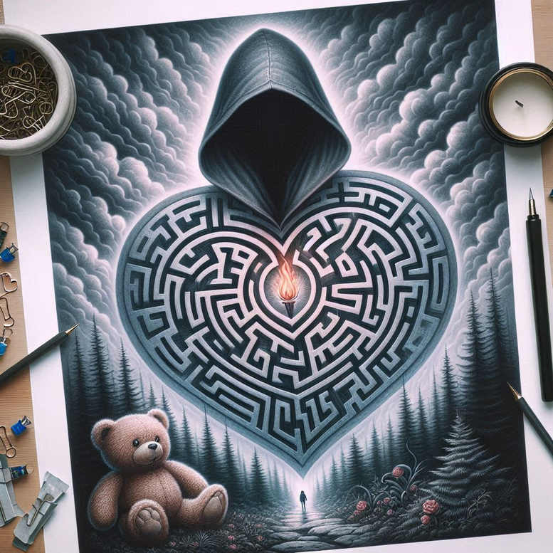 other-dark tattoo design ideas realistic tattered clothing symbol of strength