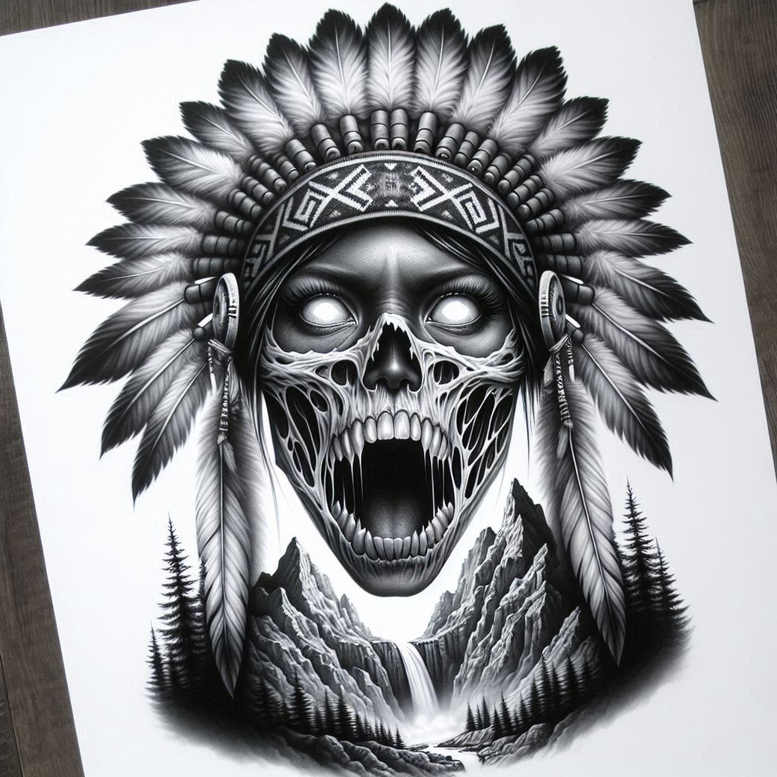 other-dark tattoo design ideas Surrealism morphic transformation torment meaning strength