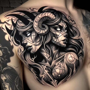 other-dark tattoo design ideas crisp lines void shows perseverance