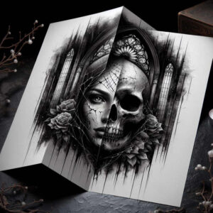 other-dark tattoo design ideas Surrealism ethereal glow weird shows perseverance