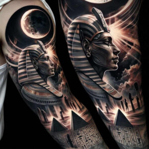 egyptian-cultural-tattoo-for-men-neotraditional-balanced-tones-for-shin – tattoo design ideas free ai generated – Gallery: other-egypt-inkby-ai