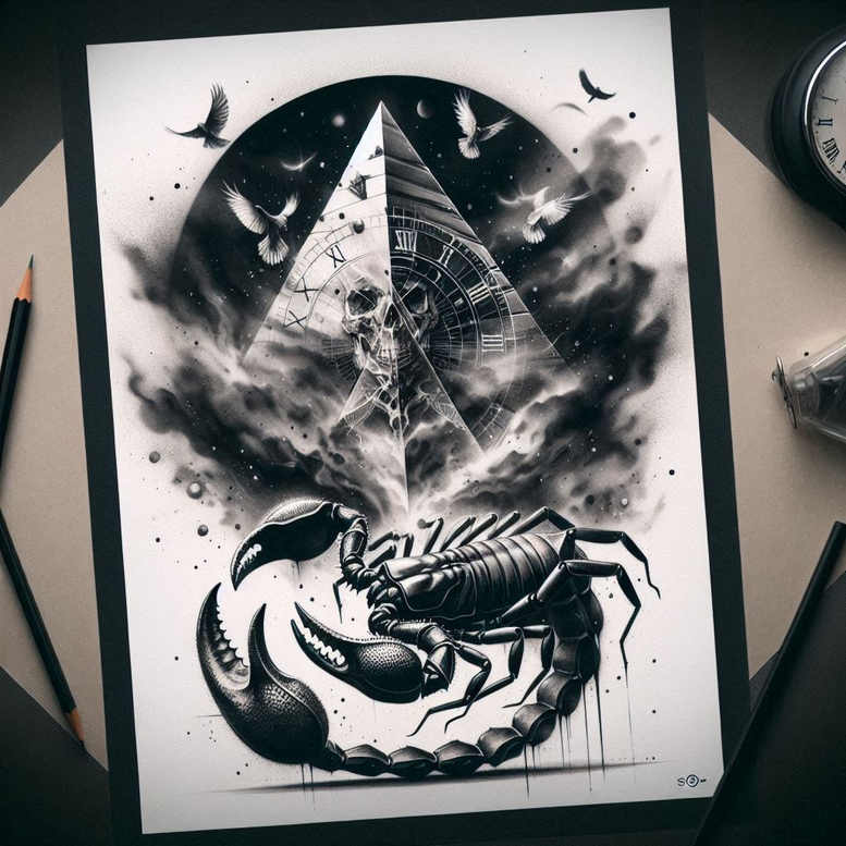 ancient-egypt-tattoo-surrealism-imaginative-for-back-of-neck – tattoo design ideas free ai generated – Gallery: other-egypt-inkby-ai