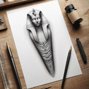 egyptian-plant-tattoo-realism-photorealistic-drawing-for-thigh – tattoo design ideas free ai generated – Gallery: other-egypt-inkby-ai