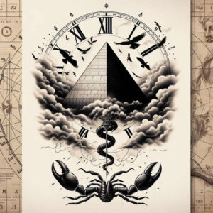 other-egypt tattoo design ideas Realism realistic structure historic for outer arm