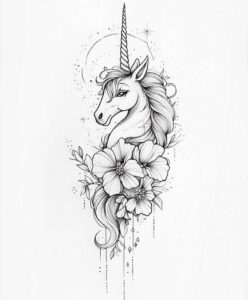 fantasy-mythical-tattoo-surrealism-fluid-motion-for-thigh – tattoo design ideas free ai generated – Gallery: other-fantastic-inkby-ai