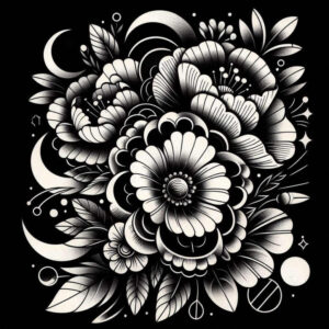 flower-light-tattoo – tattoo design ideas free ai generated – surrealism-hyperreal – for-wrist-side – Gallery: other-flowers-inkby-ai