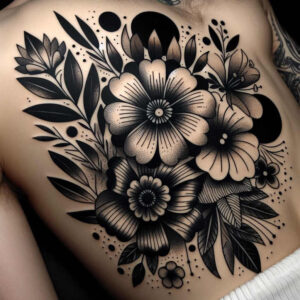other-flowers tattoo design ideas dainty delicate layers determination and power