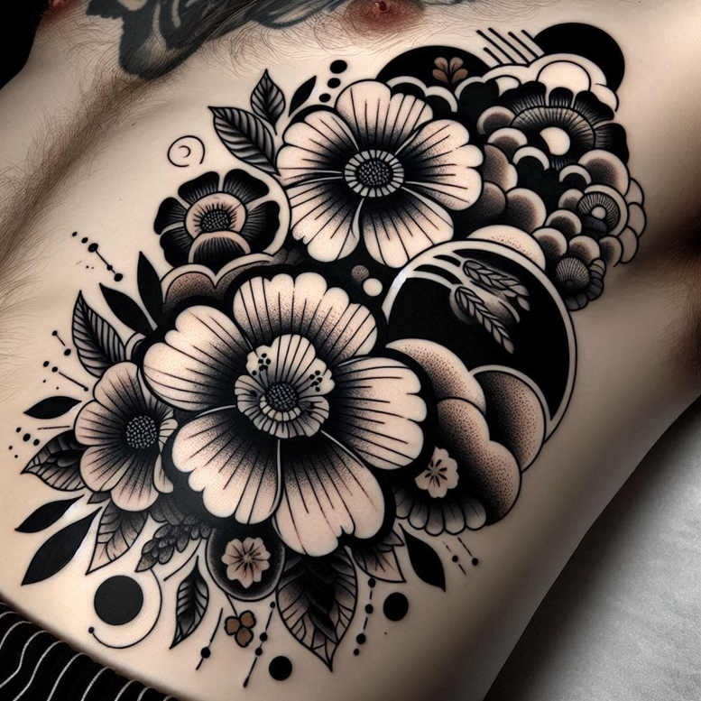 other-flowers tattoo design ideas fine line flowing for inner arm
