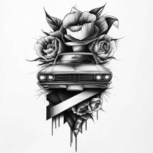 collecting-hobby – tattoo design ideas free ai generated – realism-hyper-realistic – for-hip – Gallery: other-hobby-inkby-ai