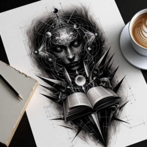 cycling-hobby – tattoo design ideas free ai generated – surrealism-psychic-energy – for-foot – Gallery: other-hobby-inkby-ai