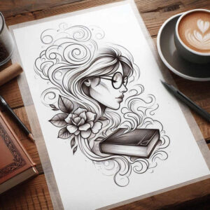 leisure-activities – tattoo design ideas free ai generated – realism-delicate-highlight – for-fingers – Gallery: other-hobby-inkby-ai
