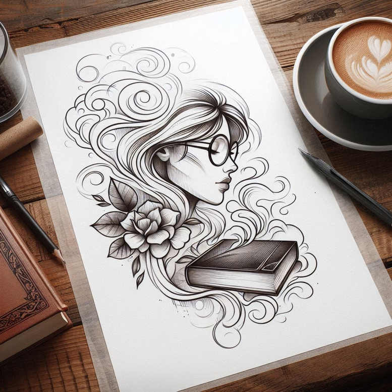 leisure-activities – tattoo design ideas free ai generated – realism-delicate-highlight – for-fingers – Gallery: other-hobby-inkby-ai