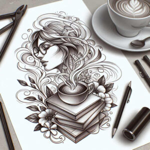 other-hobby tattoo design ideas Realism blended gradients detailed work for temple