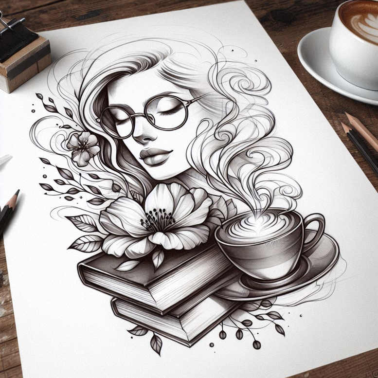 other-hobby tattoo design ideas beyond reality expressive motifs stands for courage