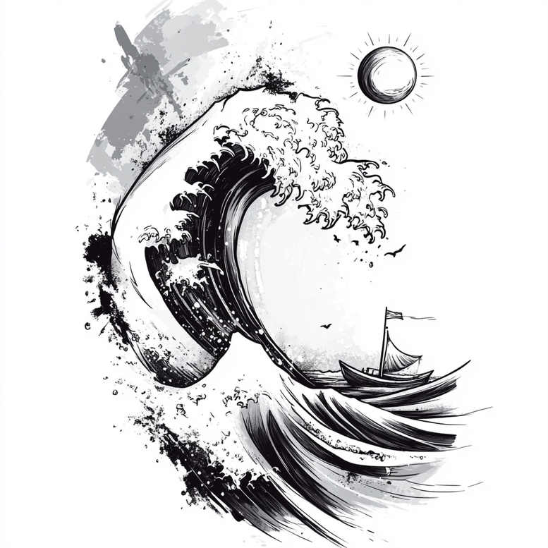 diminutive – tattoo design ideas free ai generated – surrealism-mystical – for-forearm – Gallery: other-other-inkby-ai