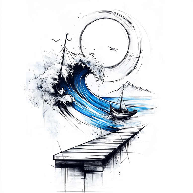 no-fill – tattoo design ideas free ai generated – surrealism-psychic-energy – for-shin – Gallery: other-other-inkby-ai