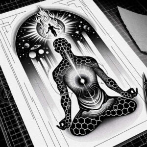 airy-touch – tattoo design ideas free ai generated – neotraditional-artistic-contrast – for-forearm – Gallery: other-religions-inkby-ai
