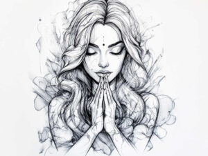 bare – tattoo design ideas free ai generated – neotraditional-vintage-influence – for-ankle – Gallery: other-religions-inkby-ai