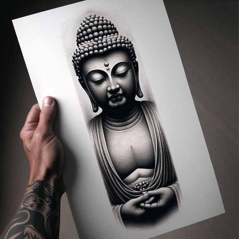 concise – tattoo design ideas free ai generated – neotraditional-vivid-detail – for-heel – Gallery: other-religions-inkby-ai