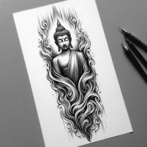 essential – tattoo design ideas free ai generated – realism-form-fidelity – for-upper-arm – Gallery: other-religions-inkby-ai