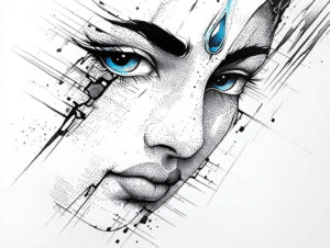 essential-lines – tattoo design ideas free ai generated – neotraditional-rich-shading – for-lower-back – Gallery: other-religions-inkby-ai