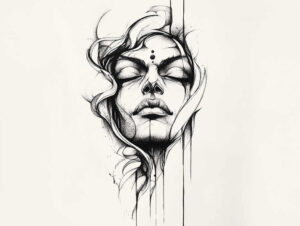 micro-art – tattoo design ideas free ai generated – surrealism-abstract-forms – for-elbow – Gallery: other-religions-inkby-ai