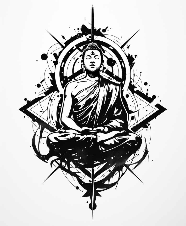 micro-design – tattoo design ideas free ai generated – realism-studio-quality – for-hip – Gallery: other-religions-inkby-ai