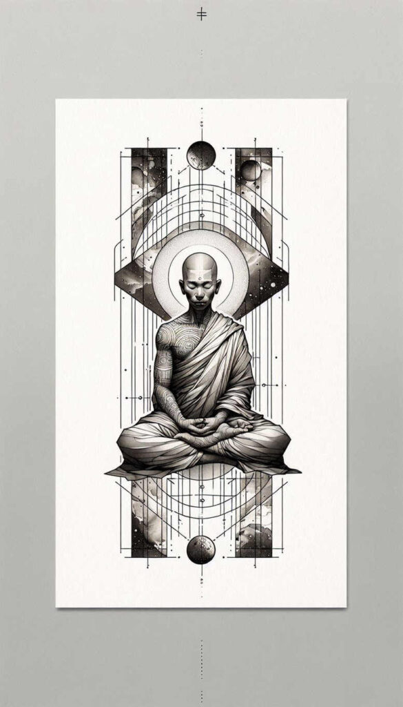 mini-ink – tattoo design ideas free ai generated – realism-illusion-of-depth – for-fingers – Gallery: other-religions-inkby-ai