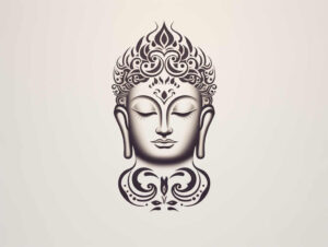 minimal-texture – tattoo design ideas free ai generated – neotraditional-classic-shading – for-upper-chest – Gallery: other-religions-inkby-ai