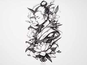 minimal-texture – tattoo design ideas free ai generated – neotraditional-clean-fill – for-neck – Gallery: other-religions-inkby-ai