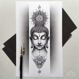 minimalist – tattoo design ideas free ai generated – surrealism-subconscious-themes – for-arm – Gallery: other-religions-inkby-ai