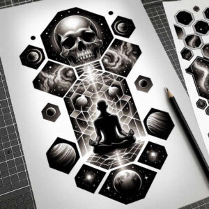 no-background – tattoo design ideas free ai generated – realism-surface-complexity – for-forearm – Gallery: other-religions-inkby-ai