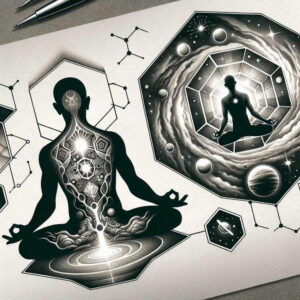 open-space – tattoo design ideas free ai generated – neotraditional-soft-blending – for-nape – Gallery: other-religions-inkby-ai