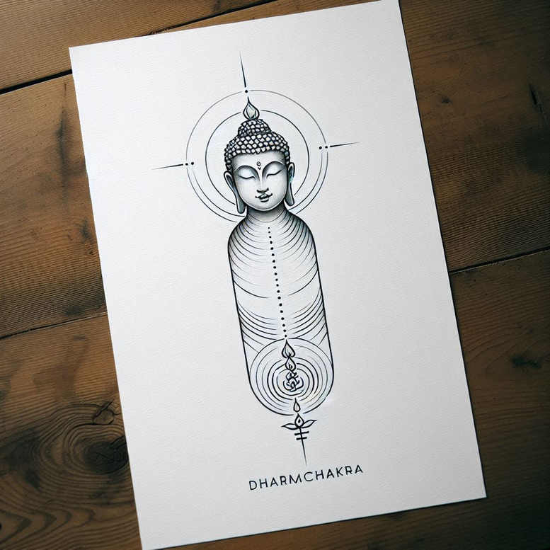 open-space – tattoo design ideas free ai generated – surrealism-ambiguous-space – for-ribs – Gallery: other-religions-inkby-ai