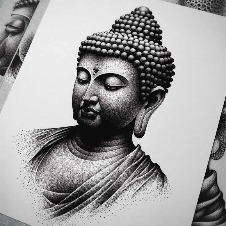 outline-only – tattoo design ideas free ai generated – surrealism-beyond-reality – for-arm – Gallery: other-religions-inkby-ai