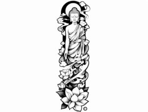petite – tattoo design ideas free ai generated – neotraditional-rich-shading – for-shoulder – Gallery: other-religions-inkby-ai