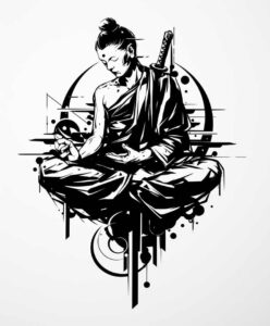 plain – tattoo design ideas free ai generated – realism-real-shadows – for-outer-arm – Gallery: other-religions-inkby-ai