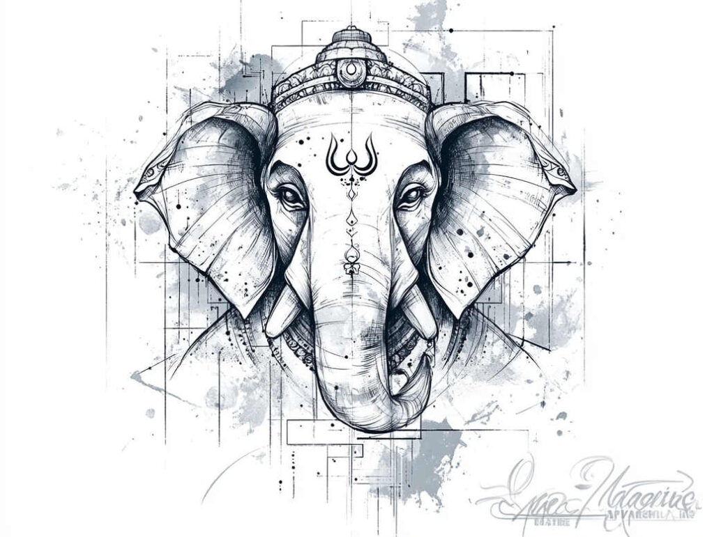 punctual – tattoo design ideas free ai generated – realism-photo-accuracy – for-upper-chest – Gallery: other-religions-inkby-ai
