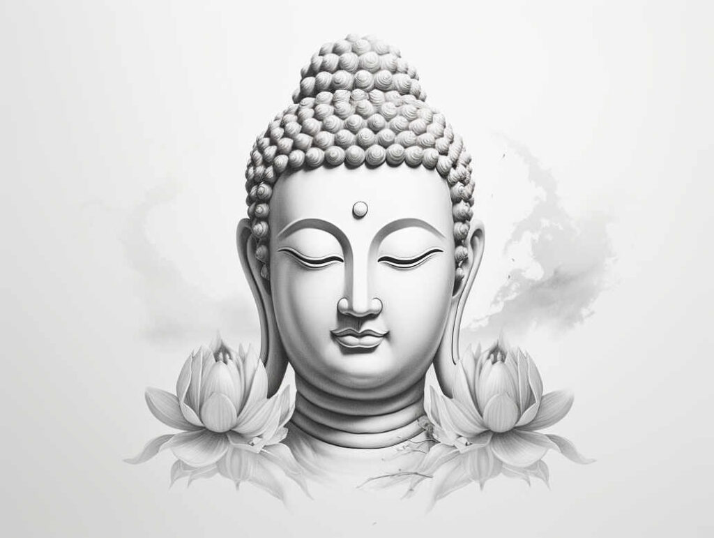 pure-shape – tattoo design ideas free ai generated – realism-lifelike – for-nape – Gallery: other-religions-inkby-ai