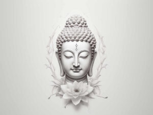 quiet-art – tattoo design ideas free ai generated – realism-contrast-ink – for-chest – Gallery: other-religions-inkby-ai