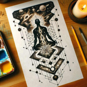 short-stroke – tattoo design ideas free ai generated – realism-blended-gradients – for-wrist-side – Gallery: other-religions-inkby-ai