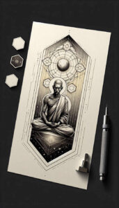 sparse – tattoo design ideas free ai generated – realism-skin-illusion – for-side – Gallery: other-religions-inkby-ai