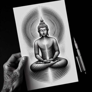 subtle-shape – tattoo design ideas free ai generated – neotraditional-rich-blacks – for-ankle – Gallery: other-religions-inkby-ai