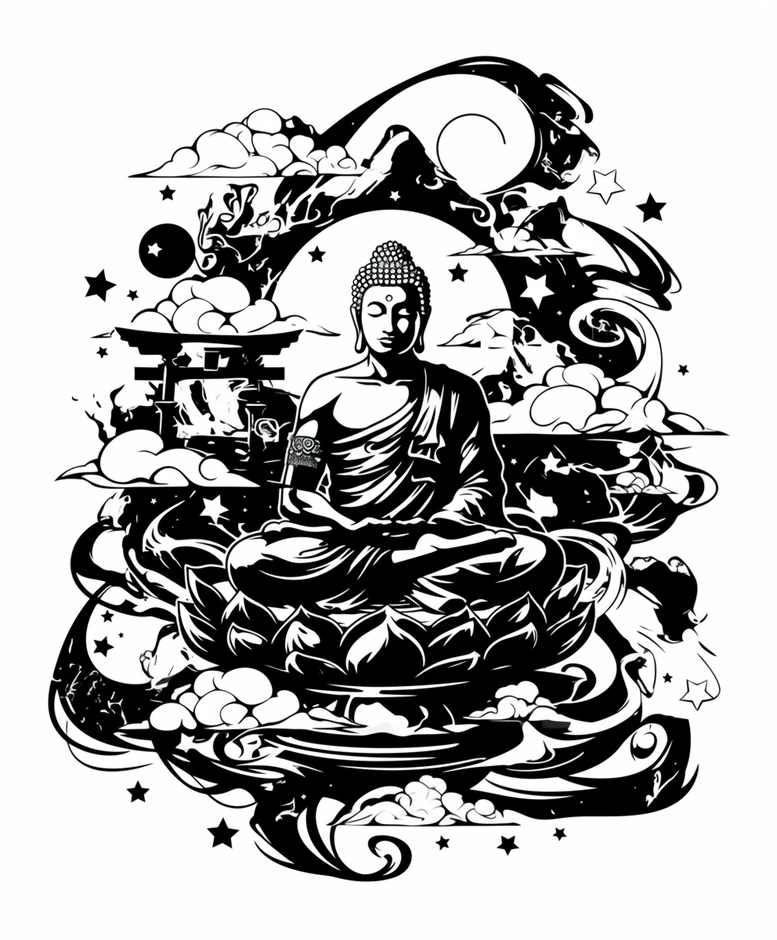 subtle-shape – tattoo design ideas free ai generated – surrealism-symbolism – for-inner-arm – Gallery: other-religions-inkby-ai