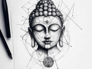 symbol-mark – tattoo design ideas free ai generated – surrealism-phantasmagoria – for-outer-arm – Gallery: other-religions-inkby-ai