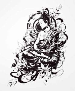 other-religions tattoo design ideas Surrealism psychedelic faith for foot