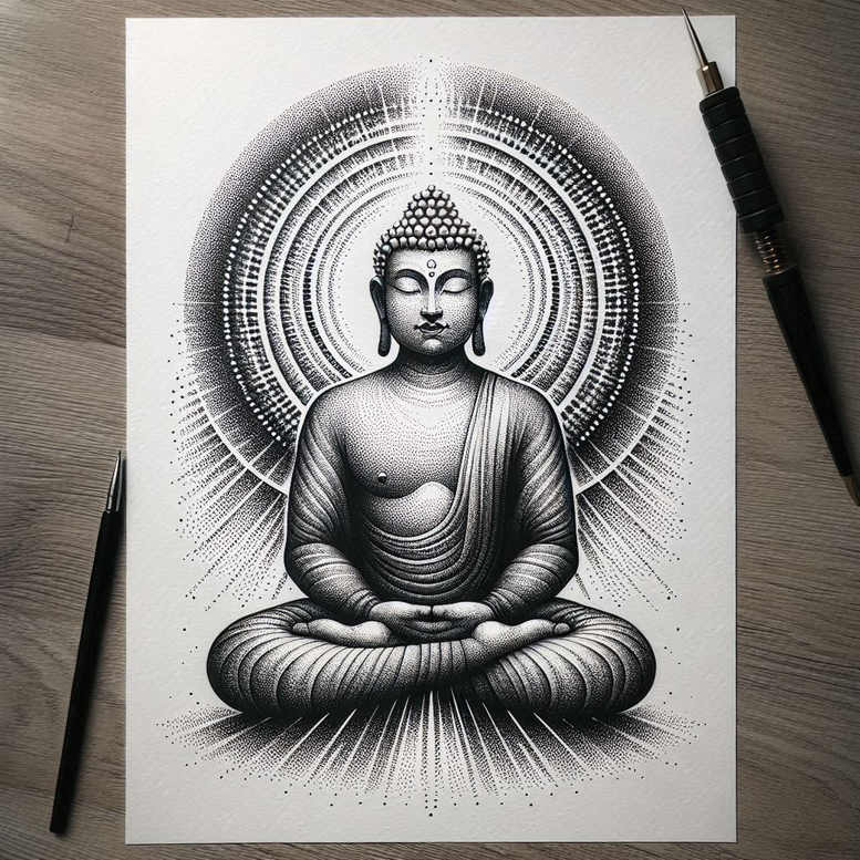 other-religions tattoo design ideas refined lines prayer for spine