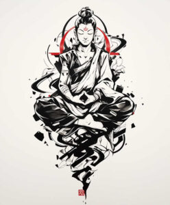 other-religions tattoo design ideas enhanced shading prayers shows strength